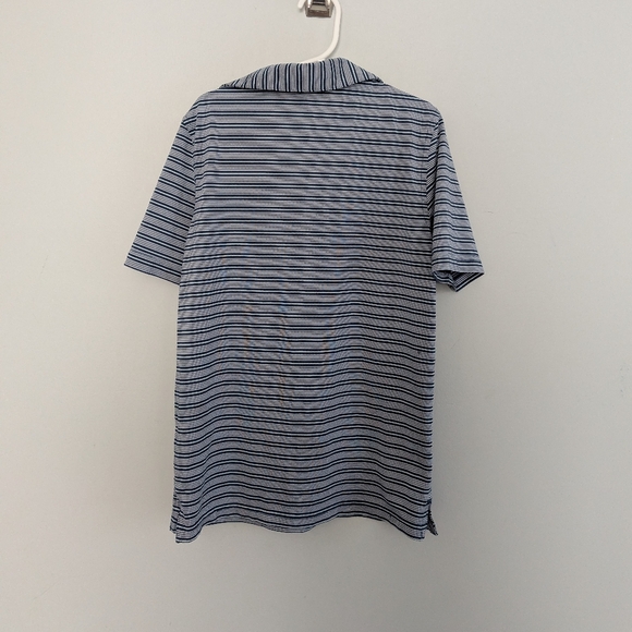 Boys Southern Tide Polo Athletic 8-10 Blue White Stripes - Picture 2 of 4